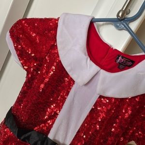 Girl Santa dress